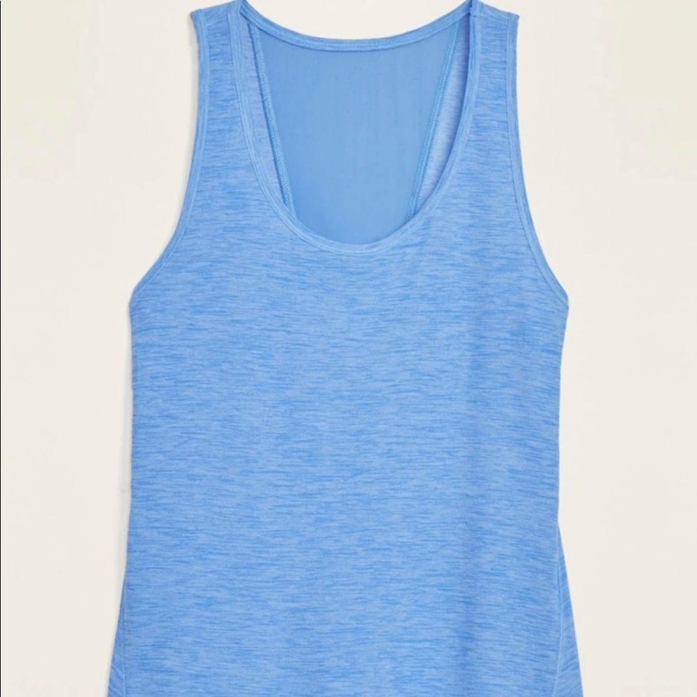 Maternity breath on workout tank with mesh back